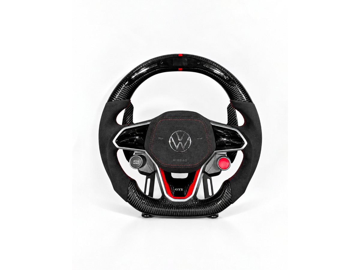 VOLANTE VOLKSWAGEN GTX | FIBRA DE CARBONO + SHIFT LIGHTS